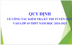Tài liệu tham khảo tập huấn về công tác kiểm tra, thanh tra kỳ thi vào 10 THPT năm 2024