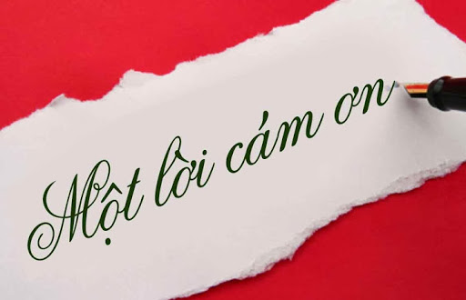 Một lời cảm ơn